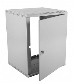 Шкаф настенный разборный 15U (600 × 520) дверь металл